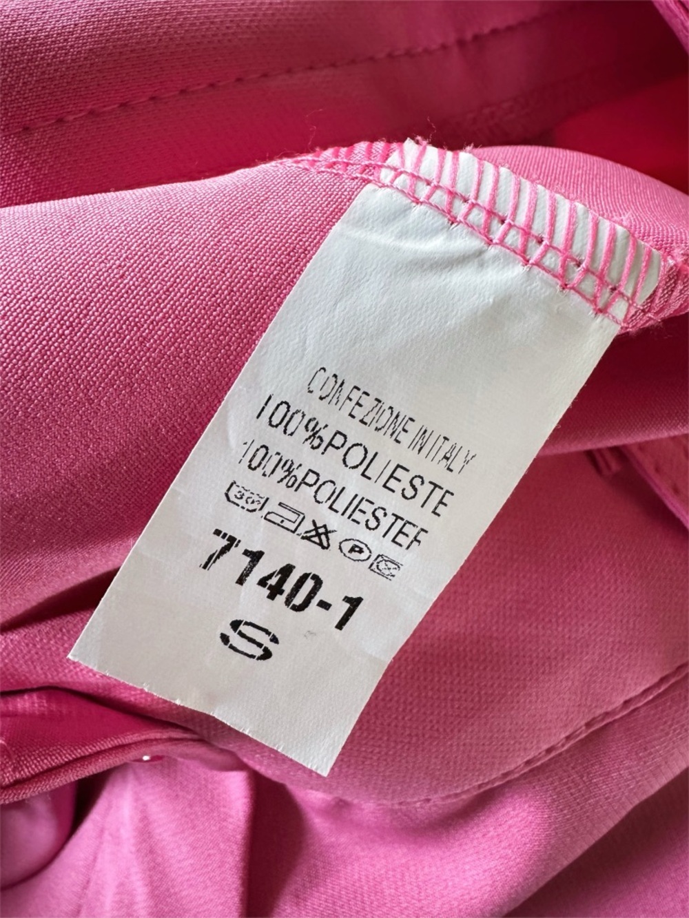 Sz S Estee Brown Paris Pink High Waist Wide Leg Tailored Trouser Pant EUC - Picture 4 of 5
